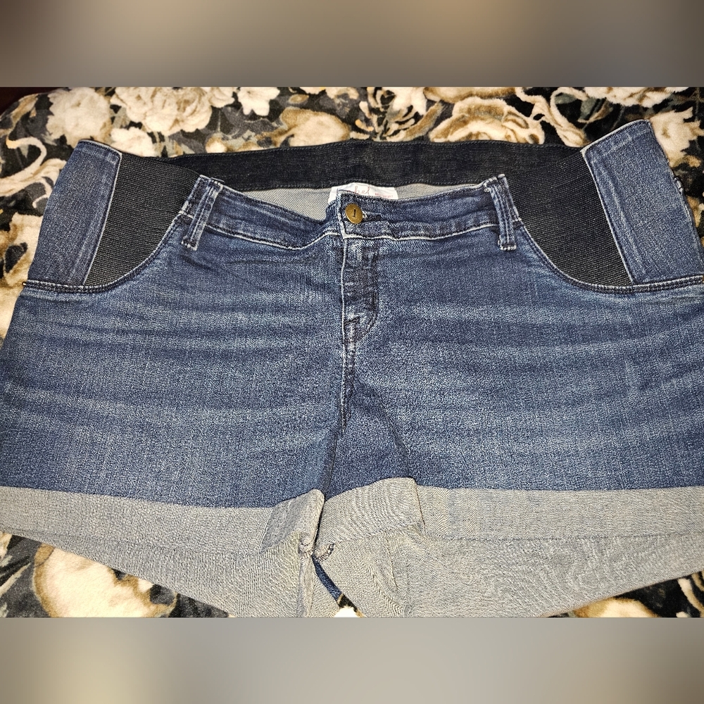 Maternity Jean shorts